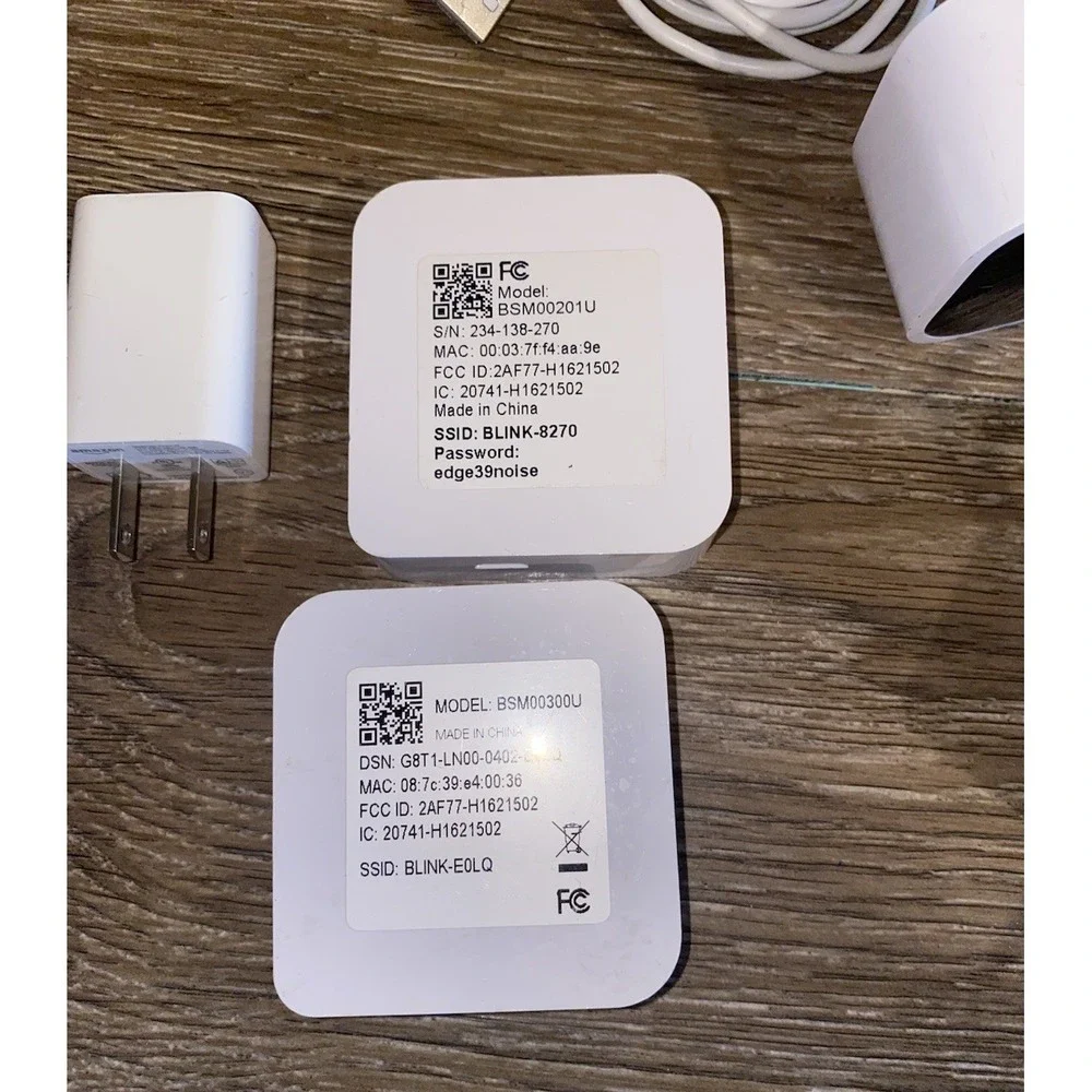 4 Blink Mini Plug-in Smart Security Surveillance Camera BCM00300U